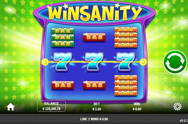 Winsanity Online Video Slot