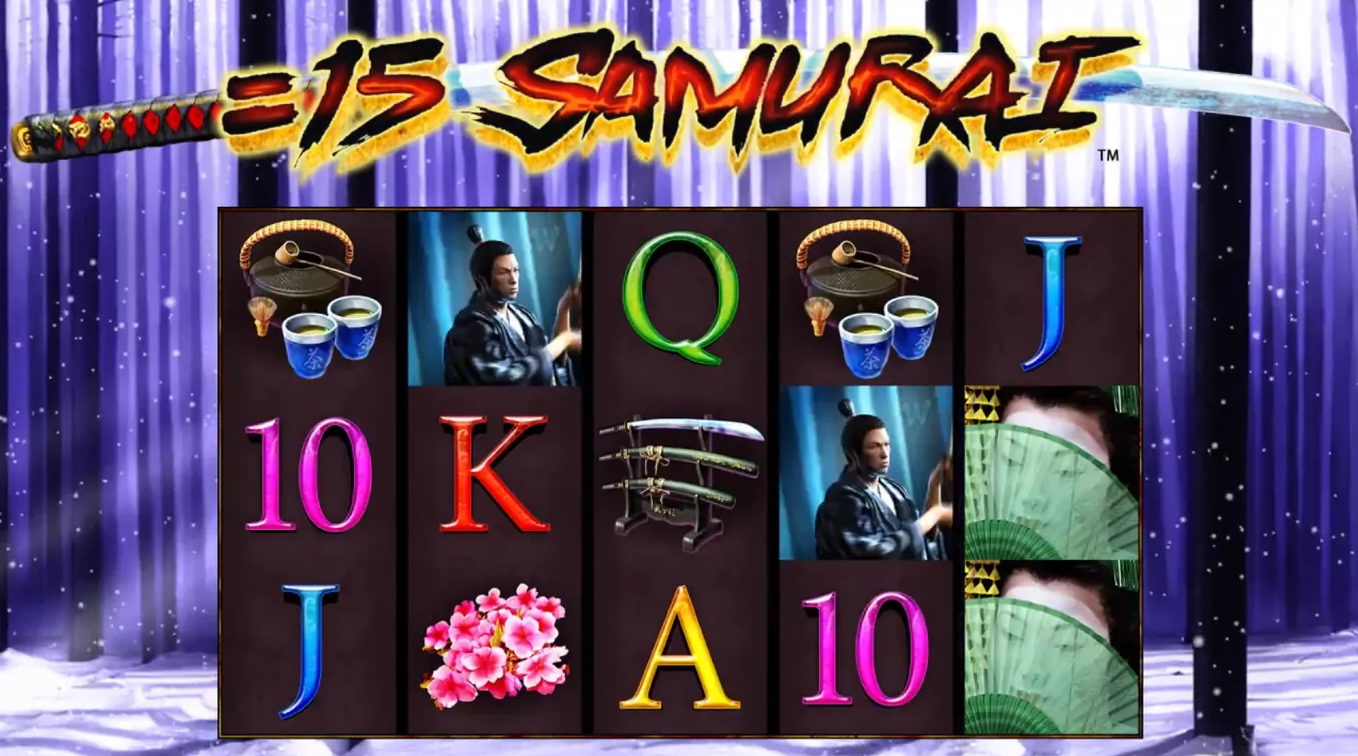 15 Samurai Online Video Slot