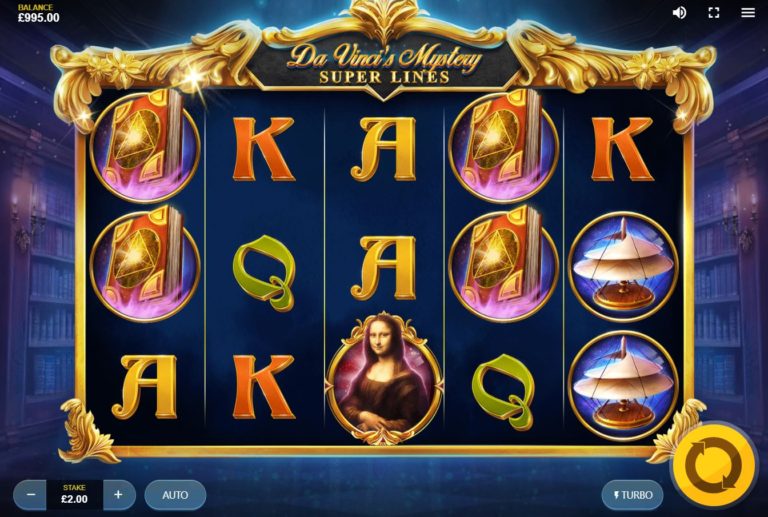 Da Vinci’s Mystery Super Lines Online Video Slot