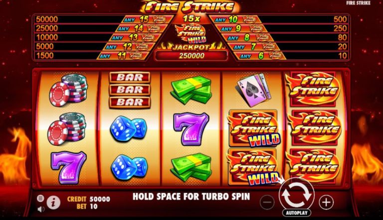 Fire Strike Online Video Slot