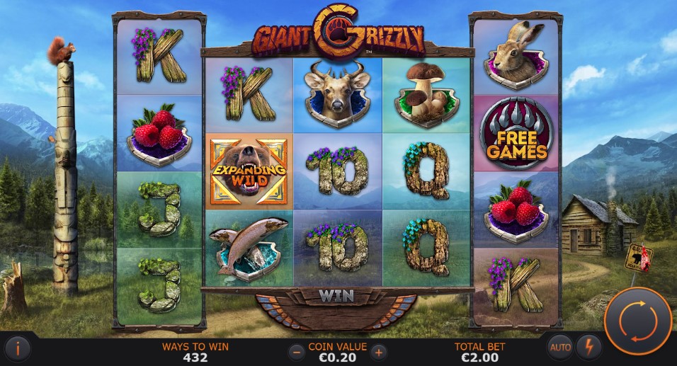 Giant Grizzly Online Video Slot