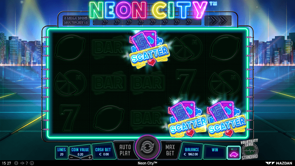 Neon City Online Video Slot