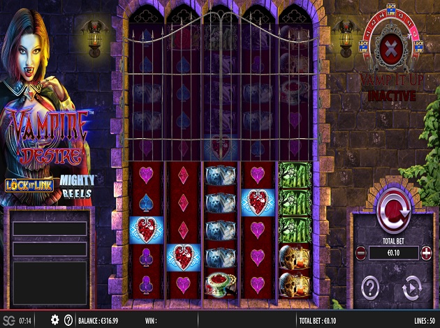 Vampire Desire Online Video Slot