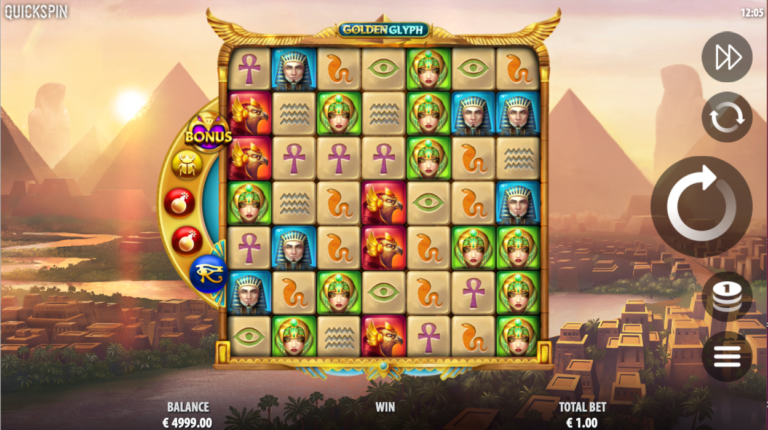Golden Glyph Online Video Slot