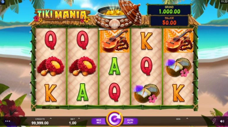 Tiki Mania Online Video Slot