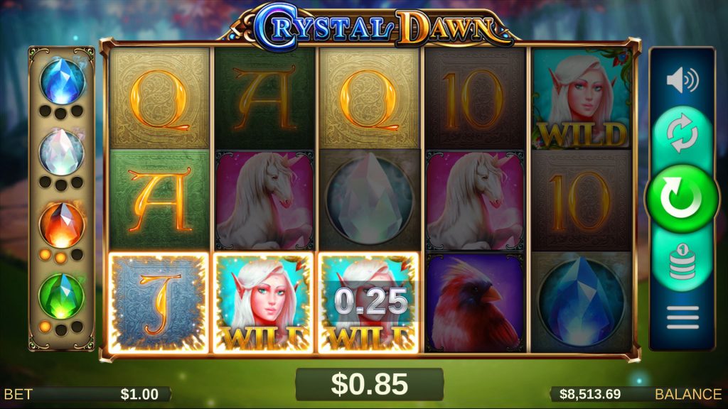 Crystal Dawn Online Video Slot