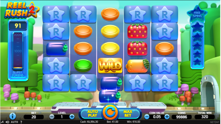 Reel Rush 2 Online Video Slot