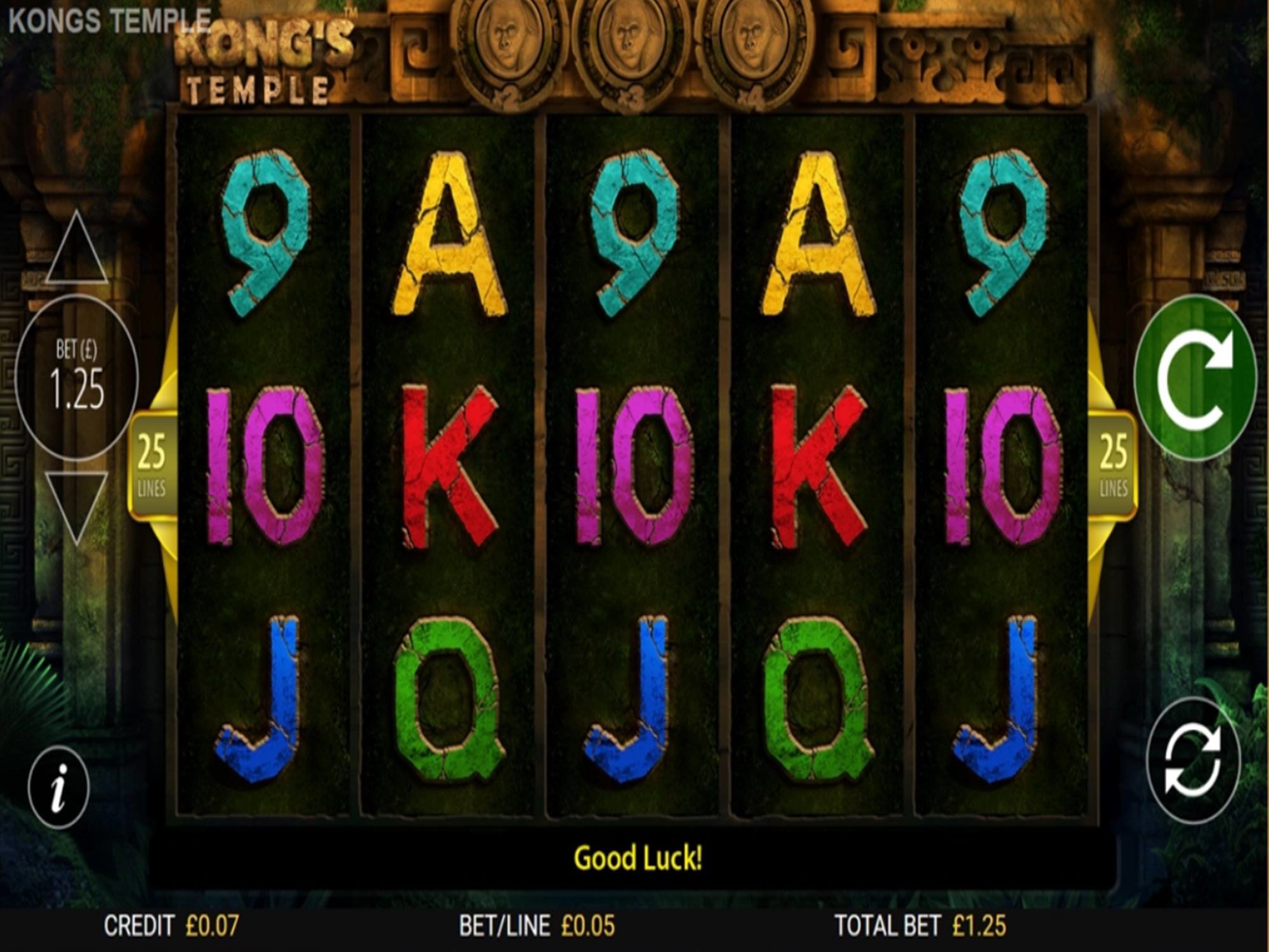 Kong’s Temple Online Video Slot