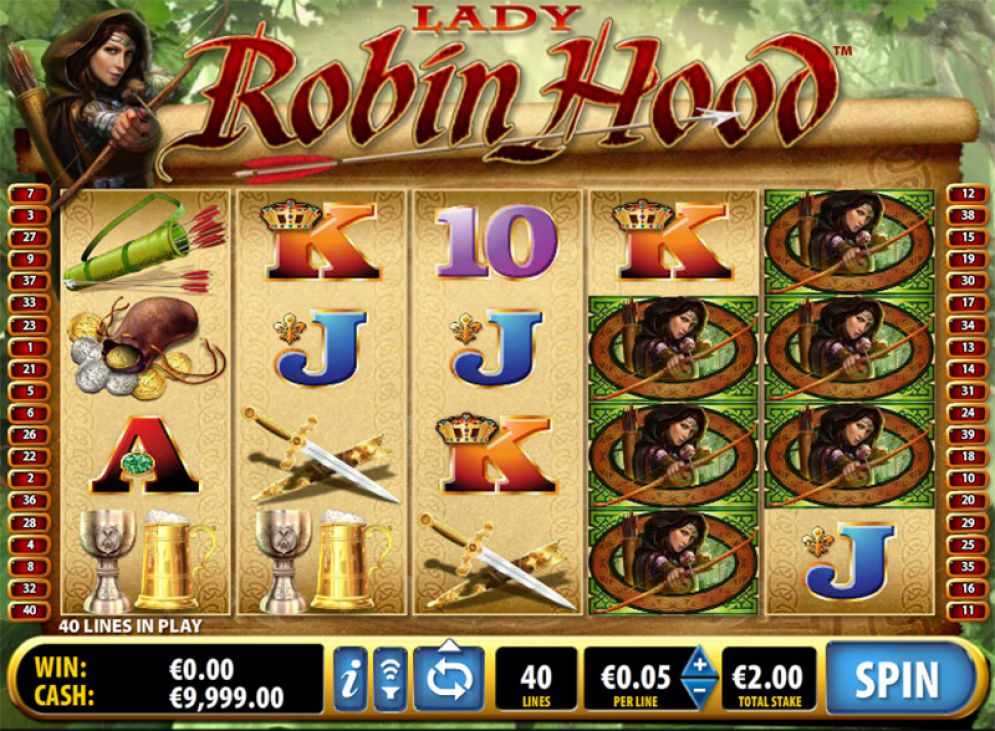 Lady Robin Hood Online Video Slot