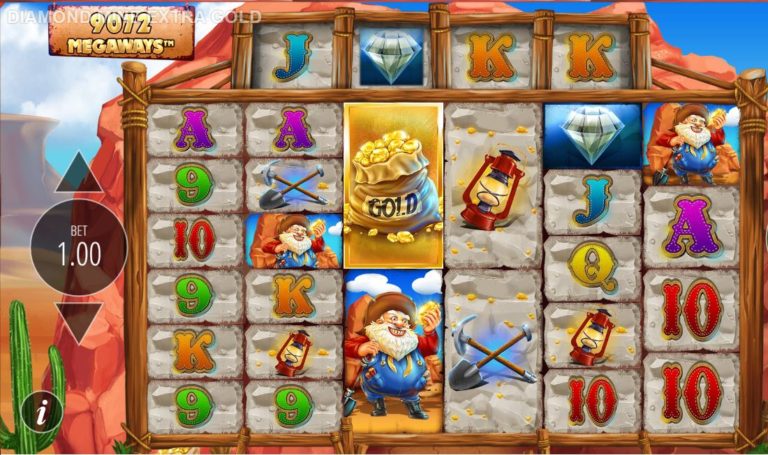 Diamond Mine Extra Gold Megaways Online Video Slot