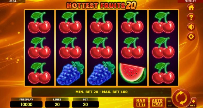 Hottest Fruits 20 Online Video Slot