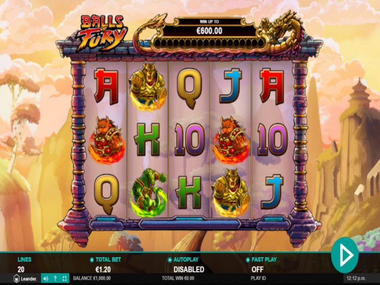 Balls of Fury Online Video Slot