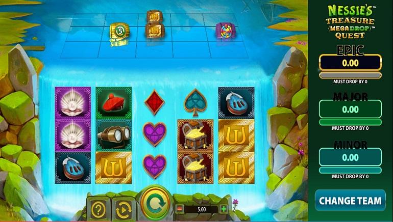 Nessie’s Treasure Mega Drop Quest Online Video Slot