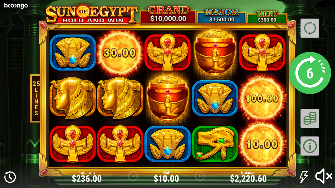 Sun of Egypt Online Video Slot