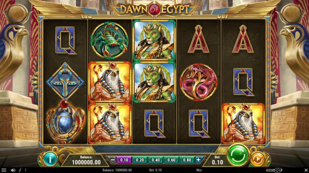 Dawn of Egypt Online Video Slot