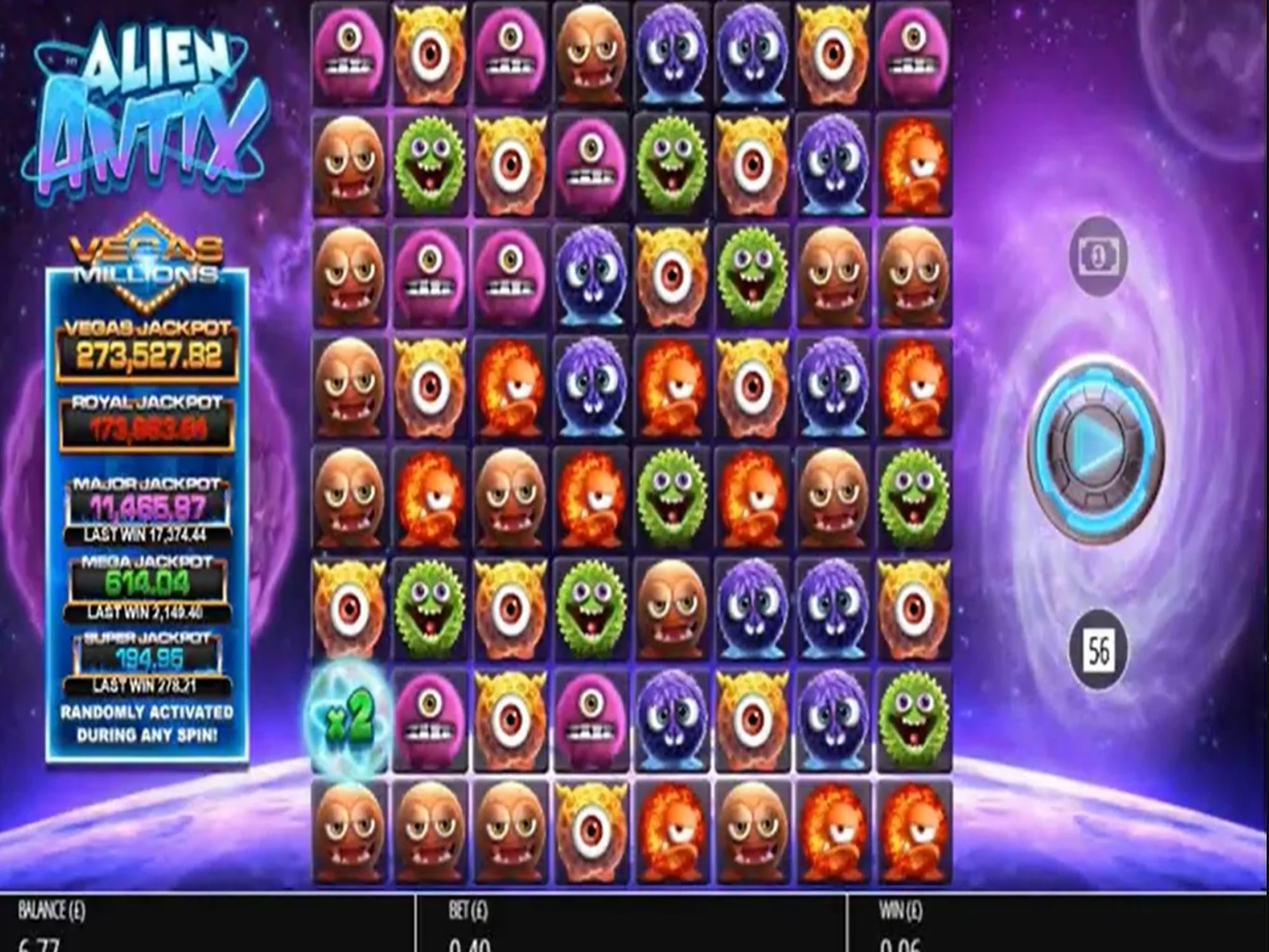 Alien Antix Online Video Slot