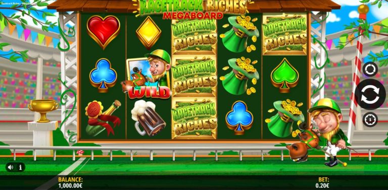Racetrack Riches Megaboard Online Video Slot