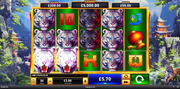 Tiger Stacks Online Video Slot