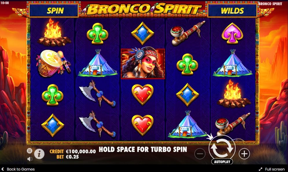 Bronco Spirit Online Video Slot