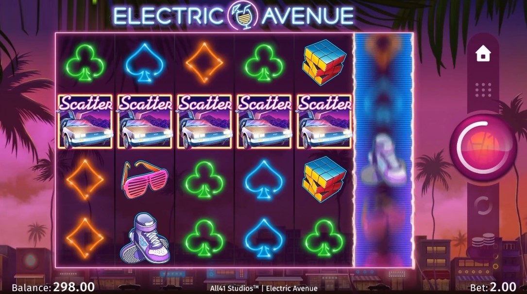 Electric Avenue Online Video Slot