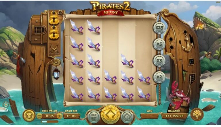 Pirates 2: Mutiny Online Video Slot