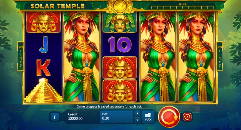 Solar Temple Online Video Slot