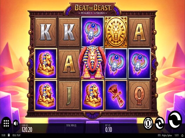 Beat the Beast: Mighty Sphinx Online Video Slot
