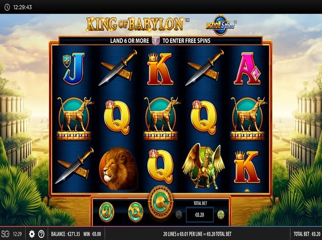 King of Babylon: Action Spins Online Video Slot