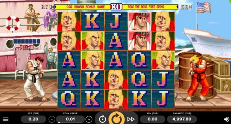 Street Fighter 2: The World Warrior Online Video Slot