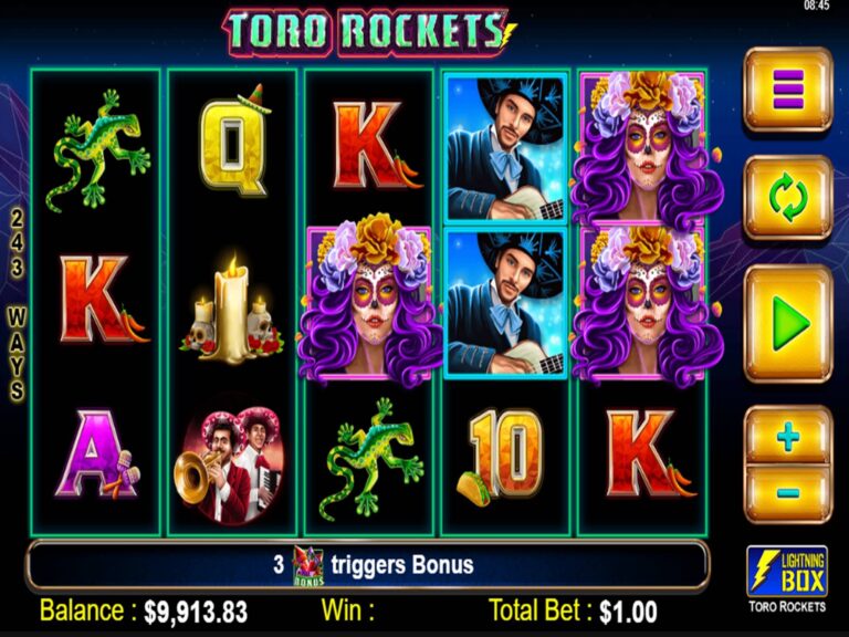 Toro Rockets Online Video Slot