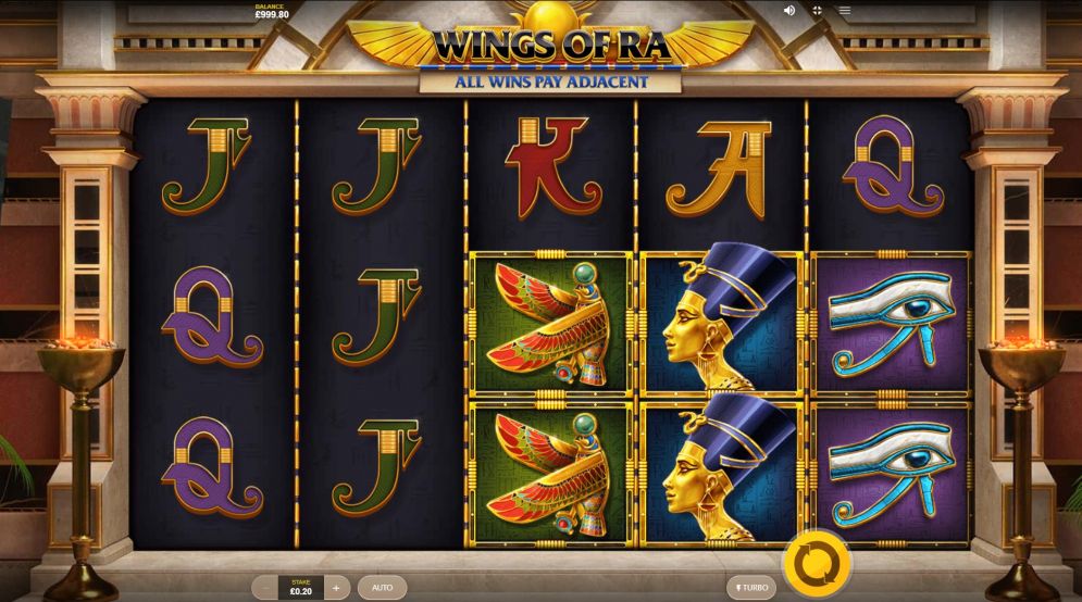 Wings of Ra Online Video Slot