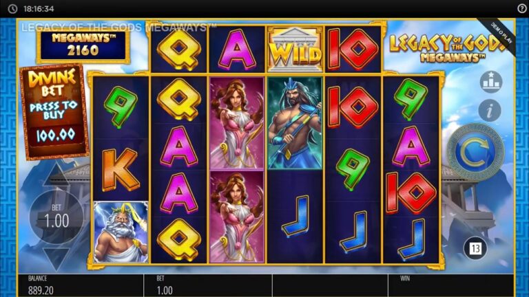 Legacy of the Gods Megaways Online Video Slot