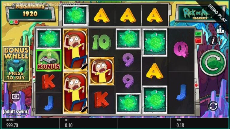 Rick and Morty Megaways Online Video Slot