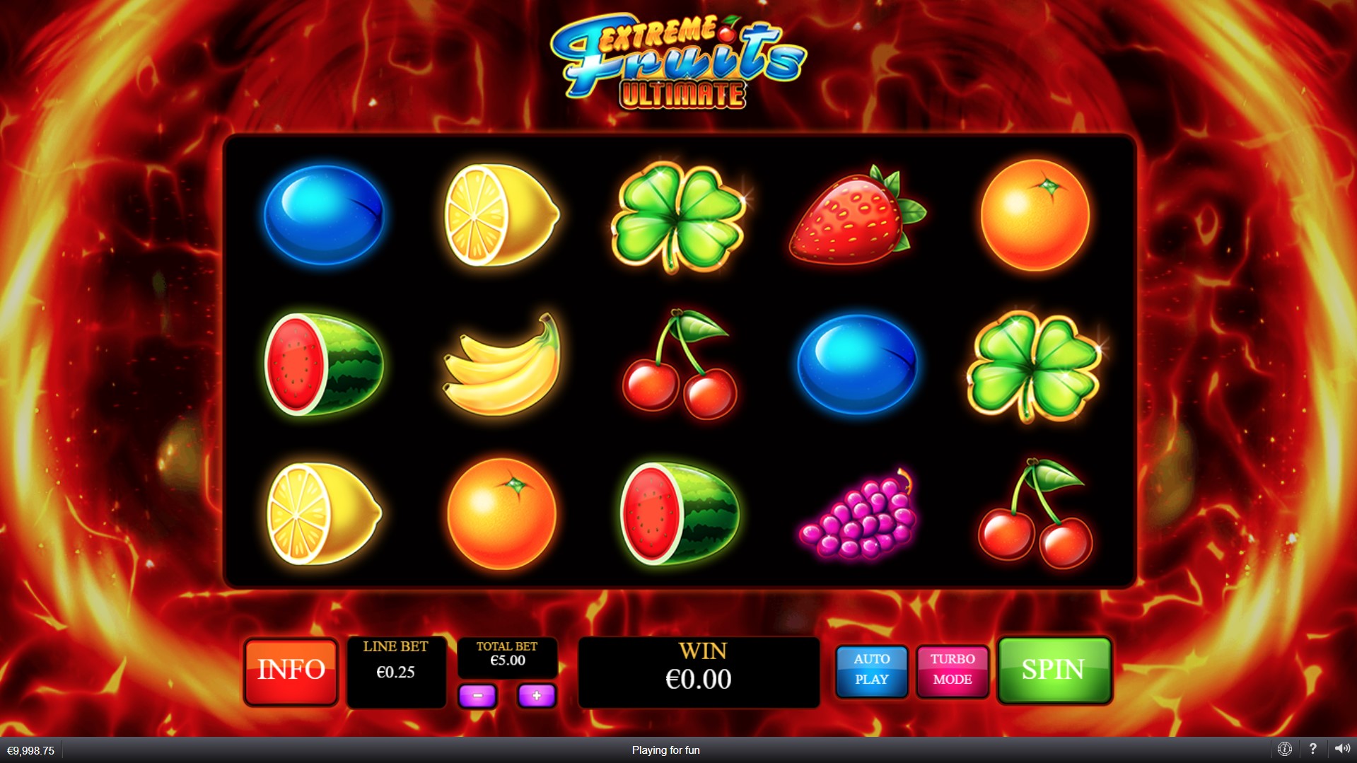 Extreme Fruits Ultimate Online Video Slot