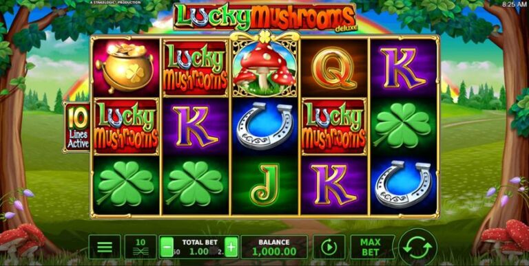 Lucky Mushrooms Deluxe Online Video Slot
