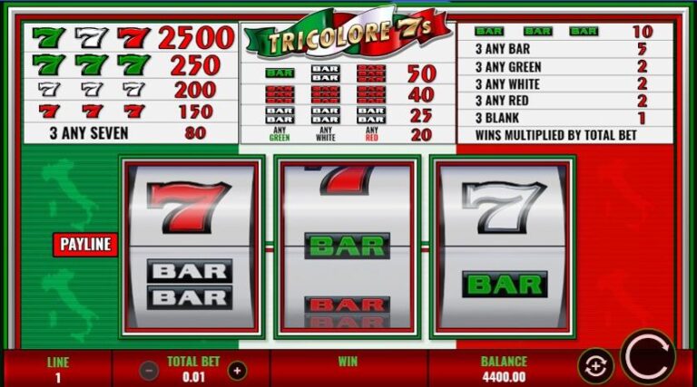 Tricolore 7s Online Video Slot