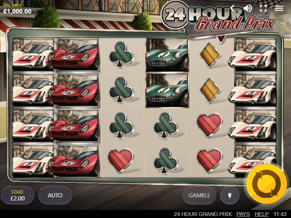 24 hour Grand Prix Online Video Slot
