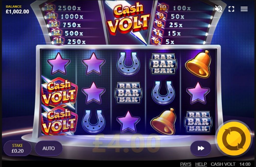 Cash Volt Online Video Slot