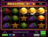 Gold Star Fruits Online Video Slot