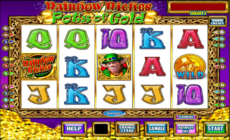 Rainbow Riches Pots of Gold Online Video Slot