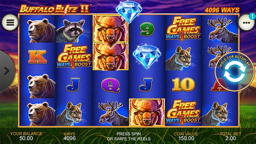 Buffalo Blitz 2 Online Video Slot