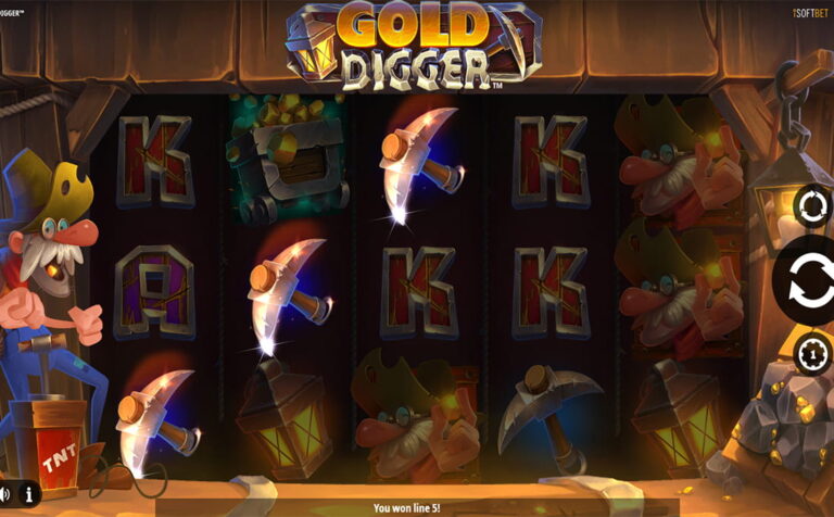 Gold Digger Online Video Slot