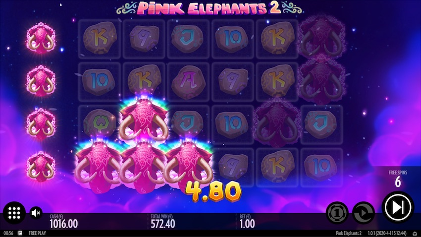 Pink Elephants 2 Online Video Slot