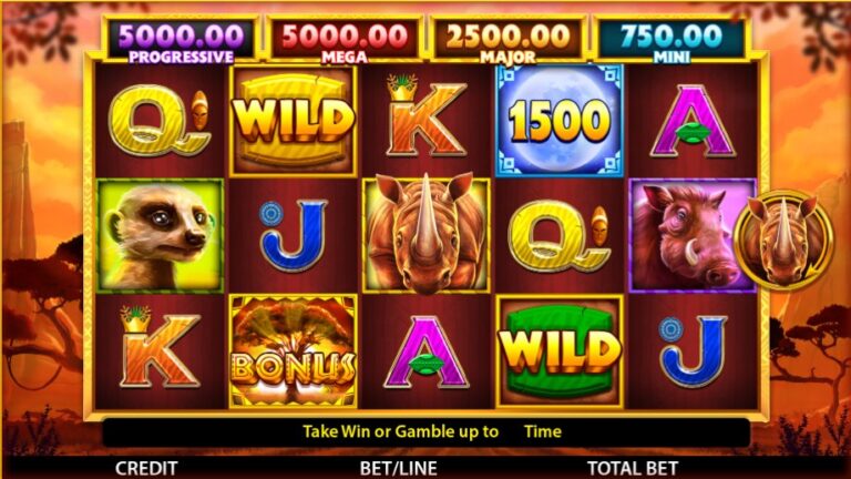 Rhino Rampage Online Video Slot