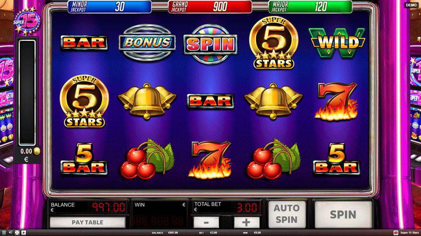 Super 15 Stars Online Video Slot