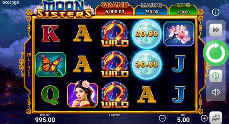 Moon Sisters Online Video Slot