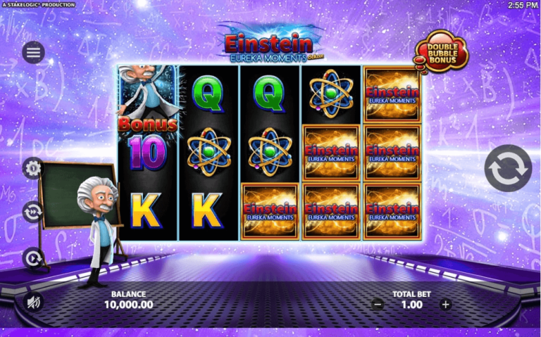 Einstein: Eureka Moments Deluxe Online Video Slot