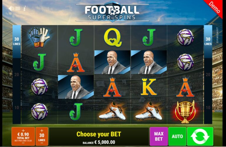 Football Super Spins Online Video Slot