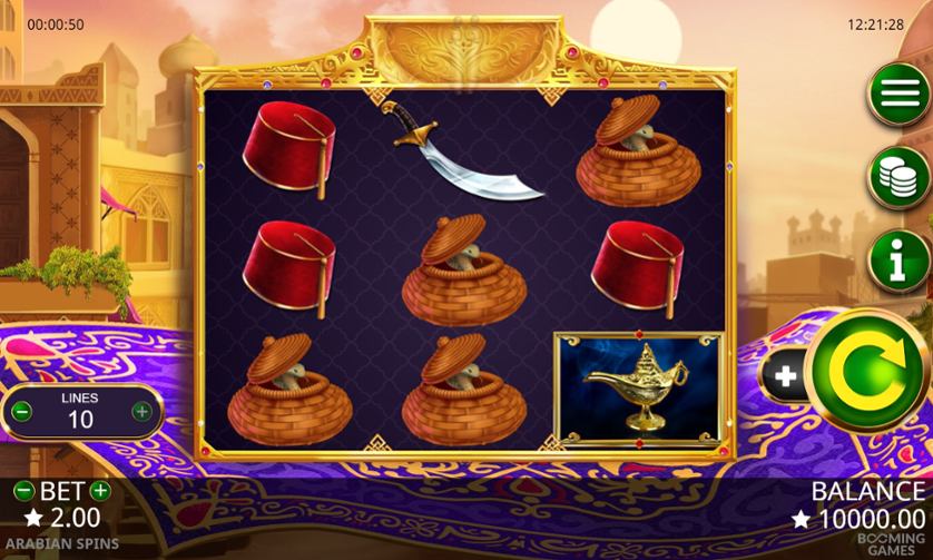 Arabian Spins Online Video Slot
