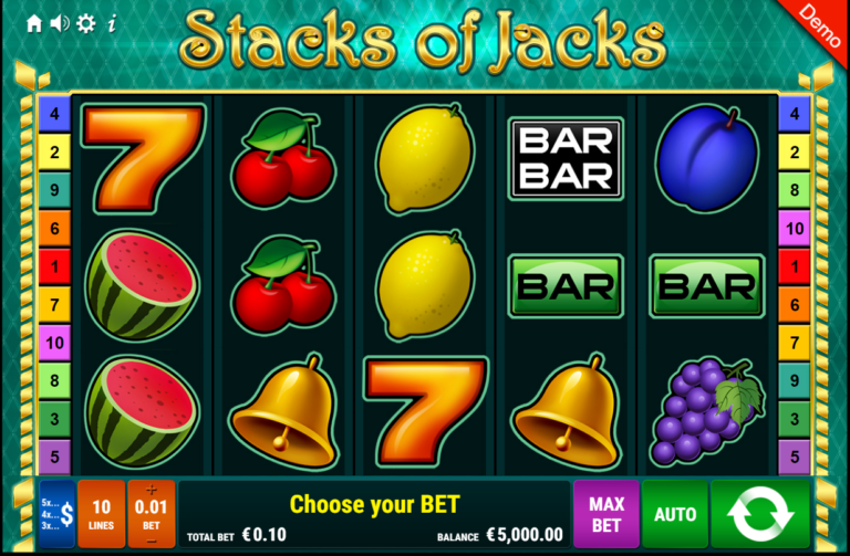 Stacks of Jacks Online Video Slot